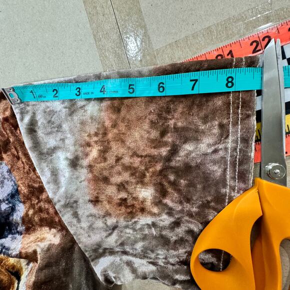 Womans Medium Velvet Tiger Shirt Medium Velour - Picture 11 of 12